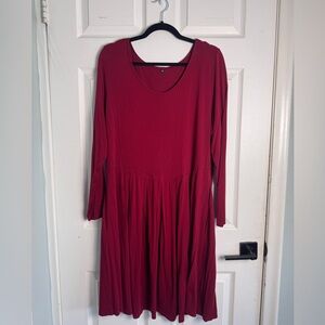 Dark Red Women's Dress
